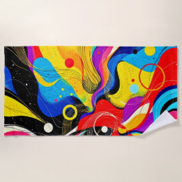 Toalla De Playa Caos en el arte de la armonía
