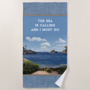 Toalla De Playa Capa marina (personalizable)