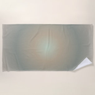 Toalla De Playa Capricornio Gradiente Aura Zodiac, Marrón Verde
