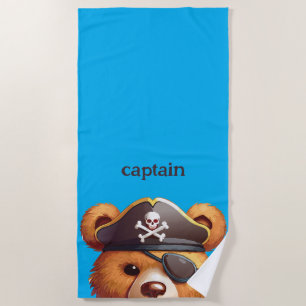 Toalla De Playa Captain Bear