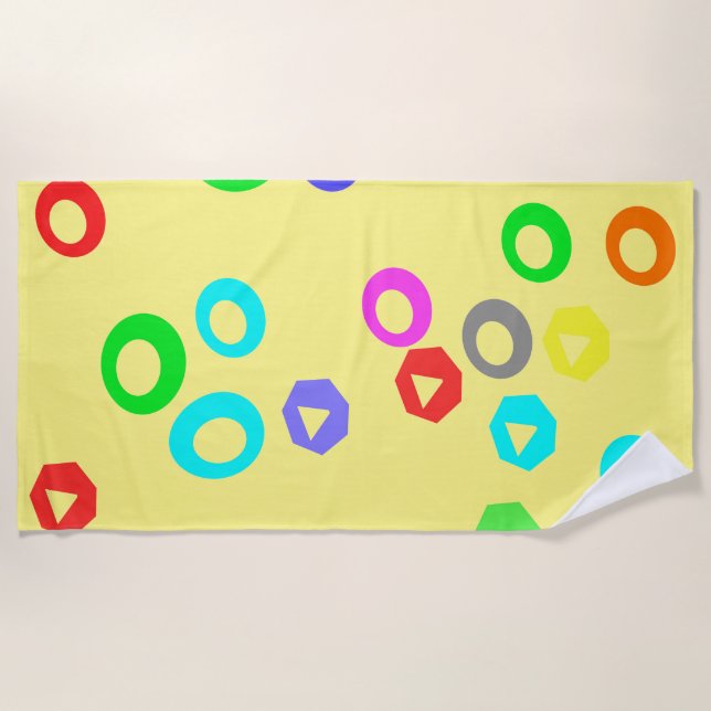 Toalla De Playa Caramelos de Gummy (Anverso)