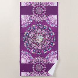 Toalla De Playa Cardinal Red Rosace