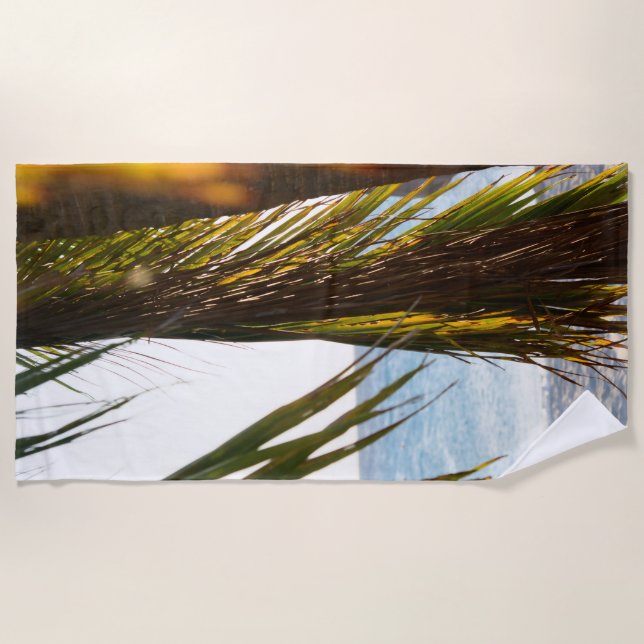 Toalla De Playa Caribbean Beach Blis #2 #wall #art (Anverso)