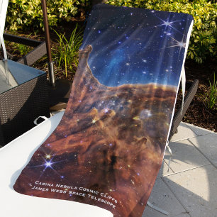 Toalla De Playa Carina Nebula Cosmic Cliffs James Webb Hi-Res