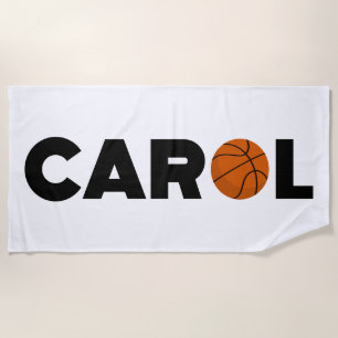 Toalla De Playa Carol Basketball
