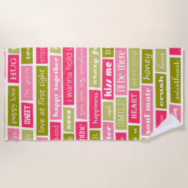 Toalla De Playa Cartas de amor