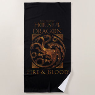 Toalla De Playa CASA DEL DRAGÓN House Targaryen Sigil