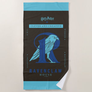 Toalla De Playa Casa RAVENCLAW™ inteligente y creativa