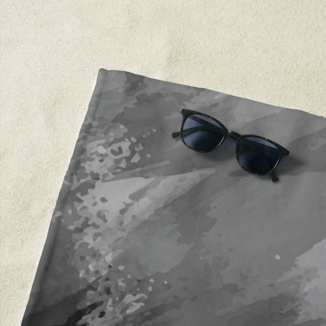 Toalla De Playa Cascada acuática, naturaleza 3 (In situ)