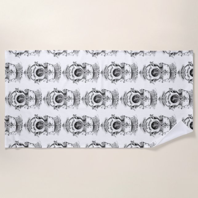 Toalla De Playa Casco antiguo del salto (Anverso)