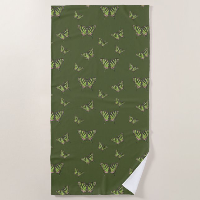 Toalla de playa Celtic Swallowtail (Anverso)