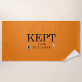 Toalla De Playa Cerrado en castidad