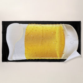 Toalla De Playa Cerveza helada fría y helada