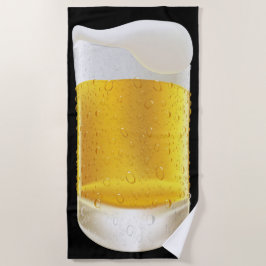 Toalla De Playa Cerveza helada fría y helada