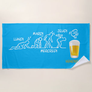 Toalla De Playa Cerveza-volución