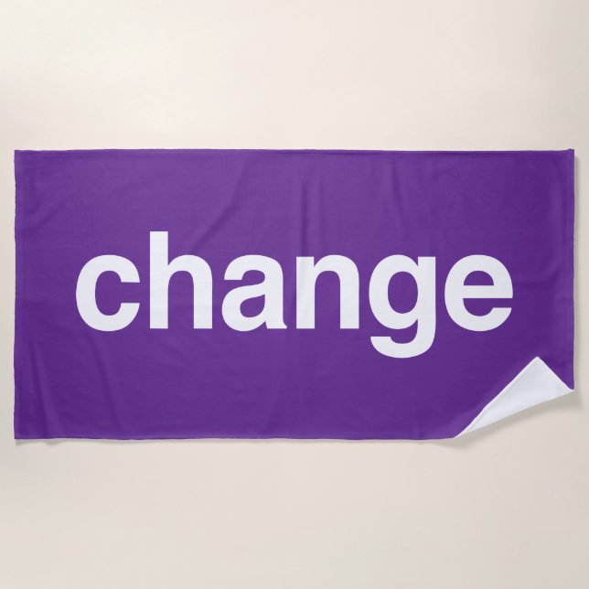 Toalla De Playa Change (Anverso)