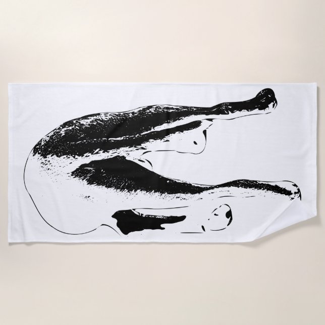 Toalla De Playa Cheeky por la costa (Anverso)