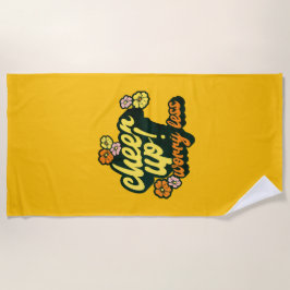 TOALLA DE PLAYA  CHEER UP WORRY LESS BEACH TOWEL 