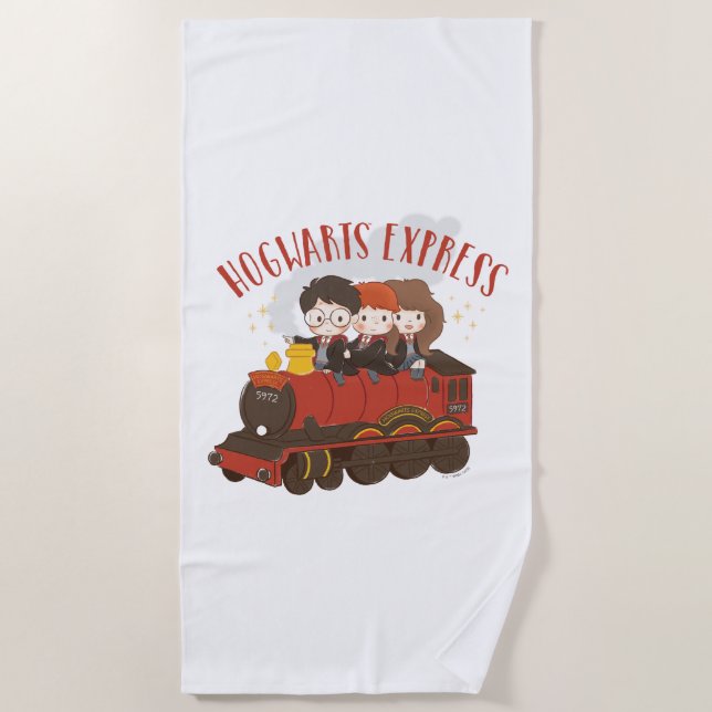 Toalla De Playa Chibi HOGWARTS EXPRESS™ Ride (Anverso)