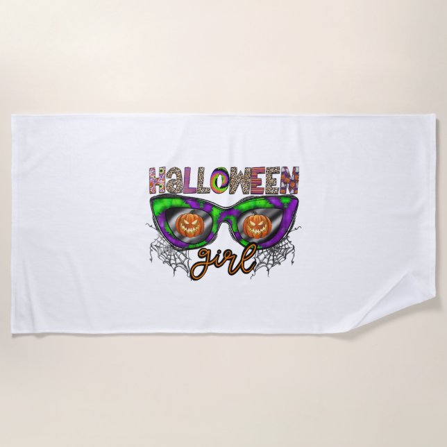 Toalla De Playa Chica de Halloween (Anverso)