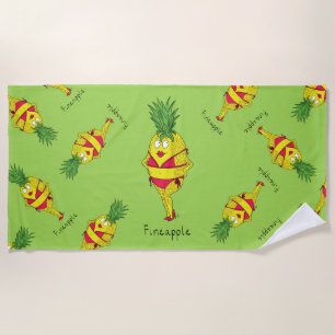 Toalla de playa Chica Pin-Up Fineapple Pineapple