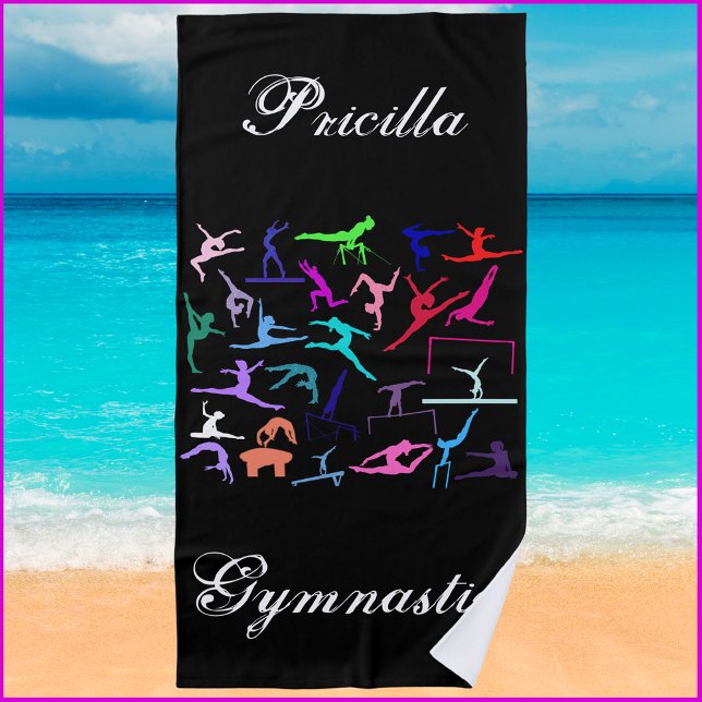 Toalla De Playa Chicas 25 mensajes de gimnasia personalizados (Subido por el creador)