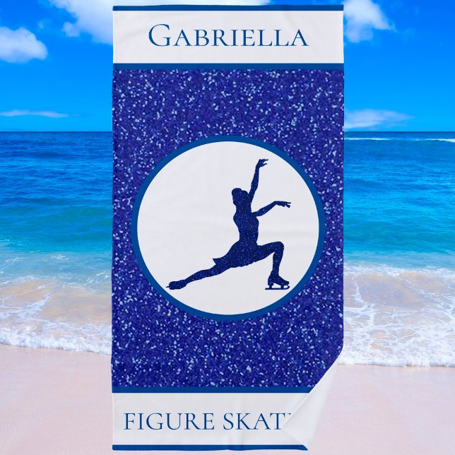 Toalla De Playa Chicas con patinaje artístico personalizado (Subido por el creador)