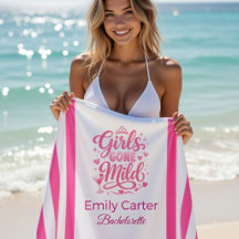 Chicas Moderadas Rayas Rosas Despedida de Soltera