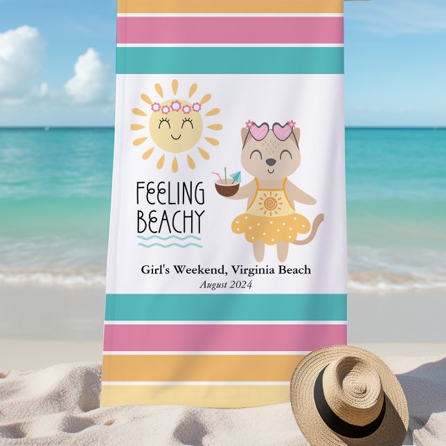 Toalla De Playa Chicas personalizados Fin de Semana Sensación De P (Subido por el creador)