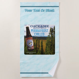 Toalla De Playa Chickadee Birch Beer