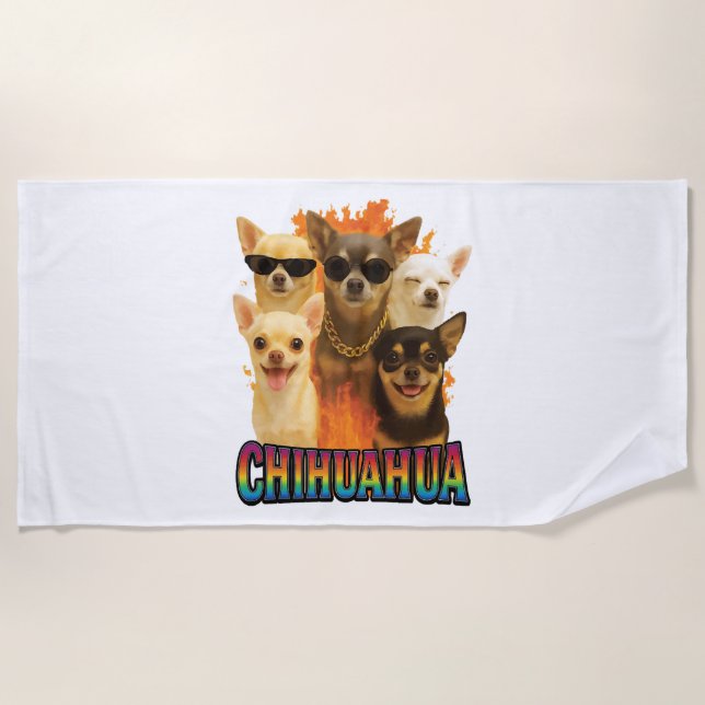 Toalla De Playa Chihuahua    (Anverso)