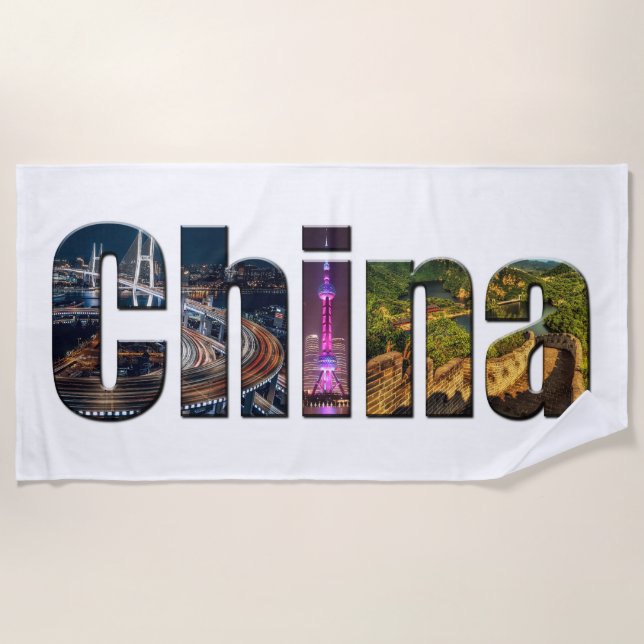 Toalla De Playa China (Anverso)