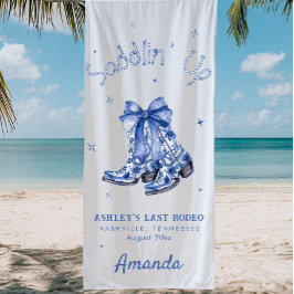 Toalla De Playa Chinoiserie Occidental Montando Fiesta de Despedid