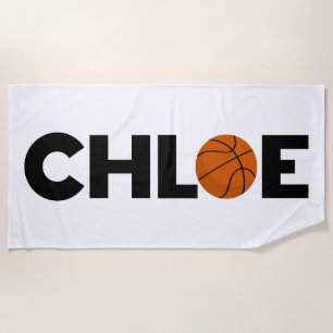 Toalla De Playa Chloe Basketball