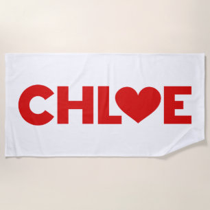 Toalla De Playa Chloe Love