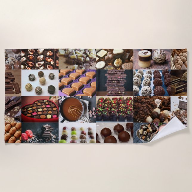 Toalla De Playa Chocolate (Anverso)