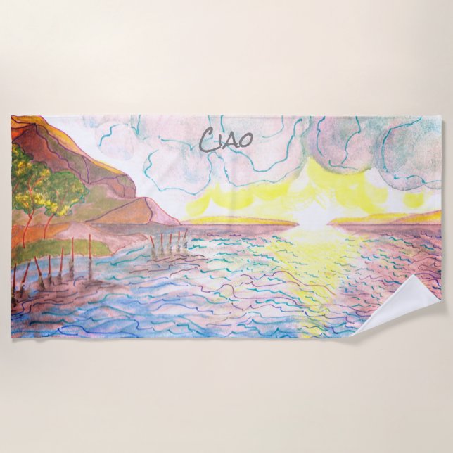 Toalla De Playa Ciao (Anverso)