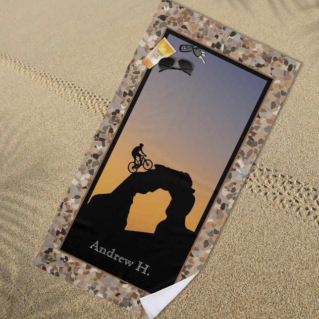 Toalla De Playa Ciclismo de Montaña Piedra (Subido por el creador)