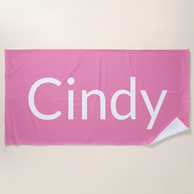 Toalla De Playa Cindy (Anverso)