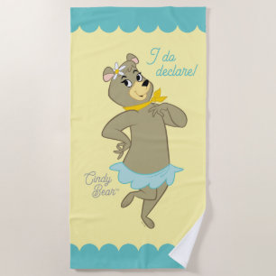 Toalla De Playa Cindy Bear Playful Pose