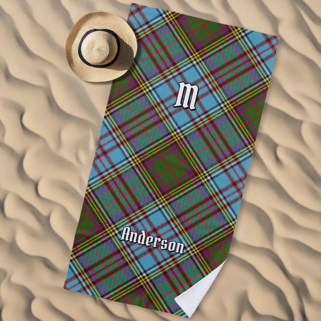 Toalla De Playa Clan Anderson Tartan Beach Towel (Subido por el creador)
