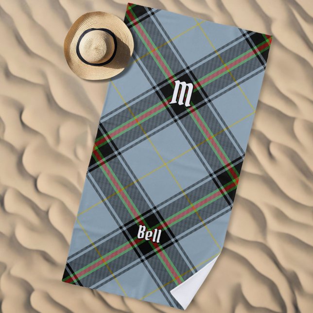Toalla De Playa Clan Bell Tartan (Subido por el creador)