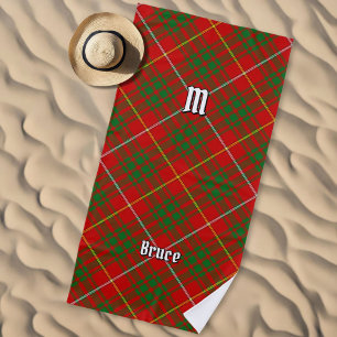 Toalla De Playa Clan Bruce Tartan