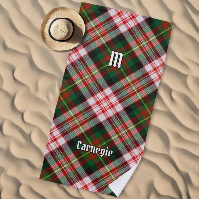 Toalla De Playa Clan Carnegie Dress Tartan (Subido por el creador)