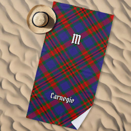Toalla De Playa Clan Carnegie Tartan