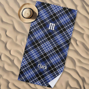 Toalla De Playa Clan Clark Tartan