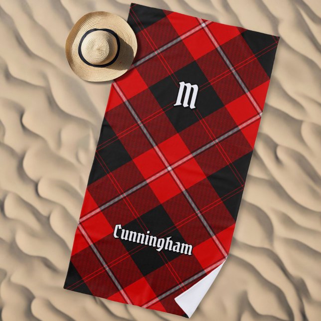Toalla De Playa Clan Cunningham Tartan (Subido por el creador)