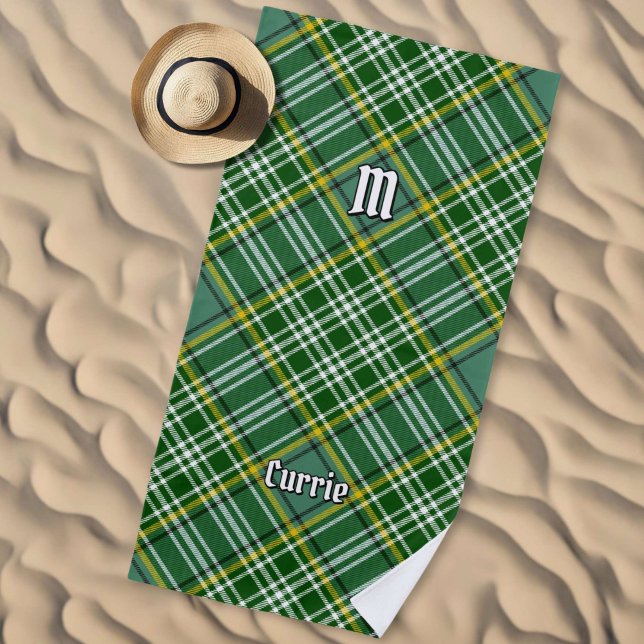 Toalla De Playa Clan Currie Tartan (Subido por el creador)
