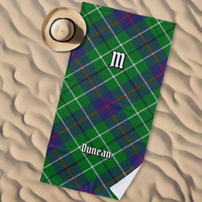 Toalla De Playa Clan Duncan Tartan (Subido por el creador)