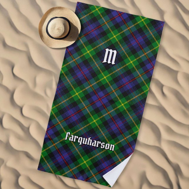 Toalla de Playa Clan Farquharson Tartan (Subido por el creador)